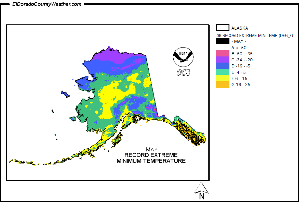 Alaska Annual Record Extreme Minimum Temperature